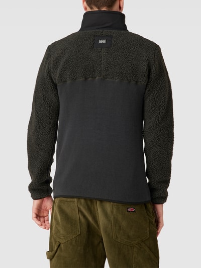 G-Star Raw Sweatshirt mit Label-Details Modell 'Dast' Khaki 5