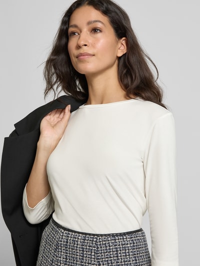Weekend Max Mara Longsleeve mit 3/4-Ärmel Modell 'MULTIA' Weiss 3
