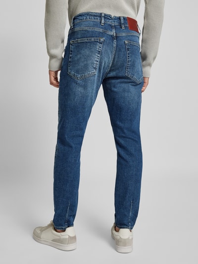 GABBA Tapered fit jeans in 5-pocketmodel, model 'ALEX CROSS' Jeansblauw - 5