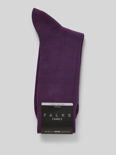 Falke Socken mit Label-Print Pflaume 3