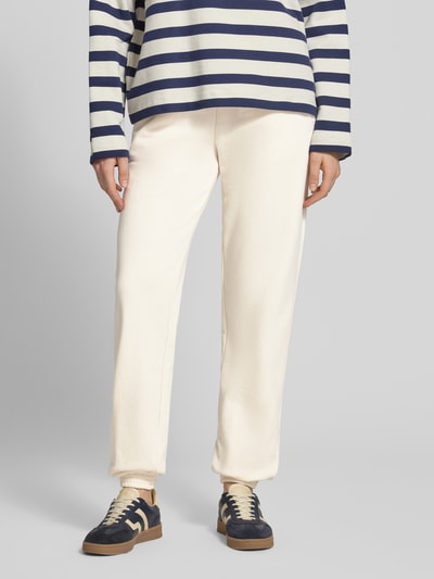 Mustang regular fit sweatpants met achterzak model 'Nucia' Offwhite - 4