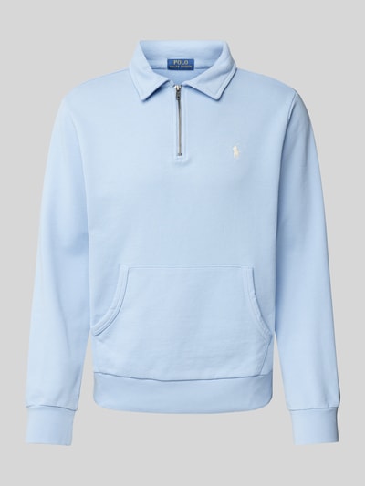 Polo Ralph Lauren Sweatshirt mit Logo-Stitching Jeansblau 1