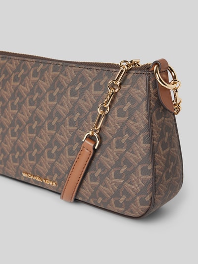 MICHAEL Michael Kors Handtas met labelapplicatie, model 'EMPIRE' Middenbruin - 3