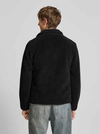 Only & Sons Regular Fit Webpelzjacke mit Mesh Innenstoff Modell 'DALLAS' Black 5