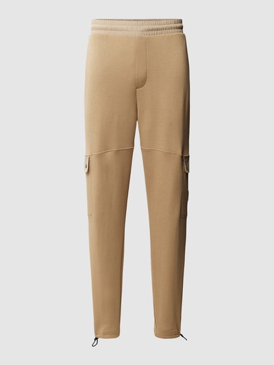 HUGO Sweatpants mit Cargotaschen Modell 'Dangkang' Camel 2