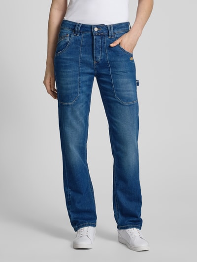 Gang Jeansy z 5 kieszeniami Niebieski 4