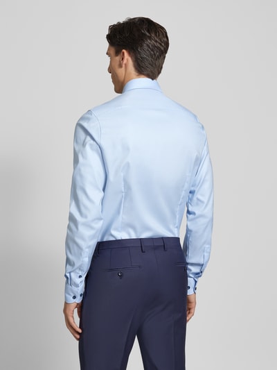 OLYMP Level Five Slim fit zakelijk overhemd met kentkraag, model 'New York' Bleu - 5