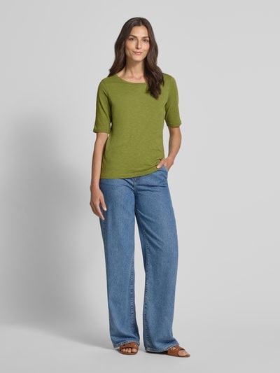 Soyaconcept T-shirt met ronde hals, model 'Babette' Groen - 1