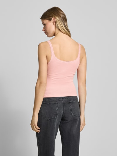 Review Tanktop mit Schleifen-Detail Rosa 5