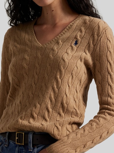 Polo Ralph Lauren Regular Fit Pullover aus Woll-Mix mit Kaschmir-Anteil Camel 3