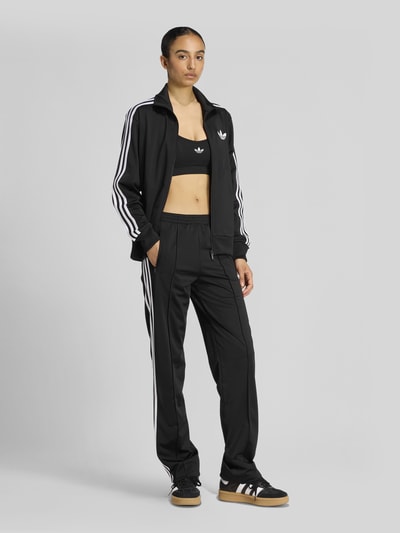 adidas Originals Relaxed Fit Sweatjacke mit Logo-Stitching Black 1