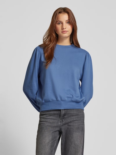 Drykorn Sweatshirt mit Rundhalsausschnitt Modell 'SMELI' Hellblau 4