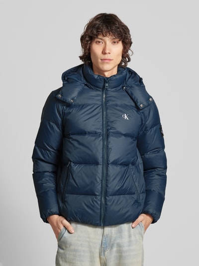 Calvin Klein Jeans Daunenjacke mit Daunen-Feder-Füllung Modell 'ESSENTIALS' Dunkelblau 4