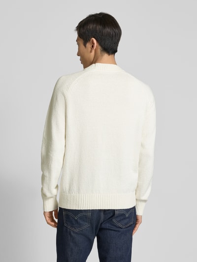 MCNEAL Gebreide pullover met raglanmouwen Zand - 5