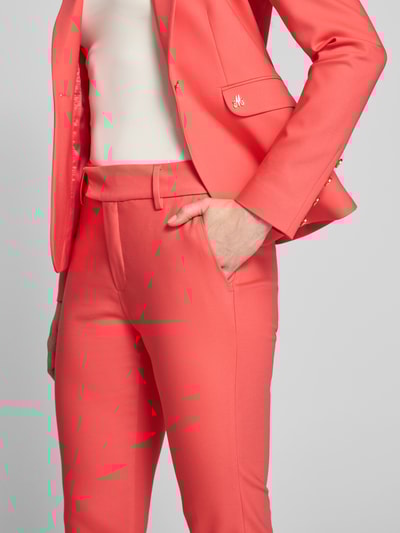 MOS MOSH Slim fit stoffen broek met steekzakken, model 'ELLEN' Koraal - 3