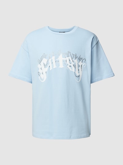 FNTSY T-Shirt mit Logo-Print Hellblau 2