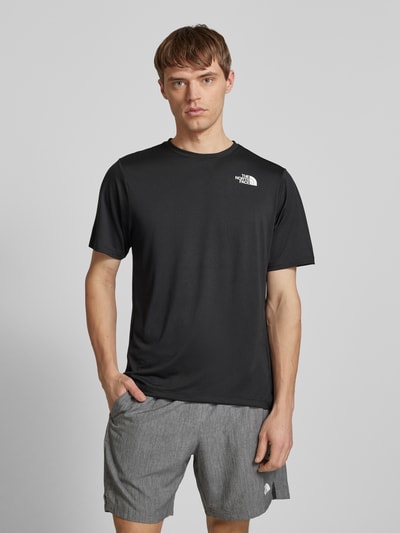 The North Face T-shirt met labelprint Zwart - 4