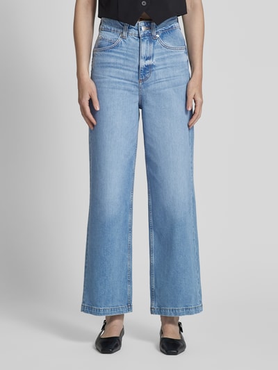 Marc O'Polo Wide-Fit Jeans mit Bio-Baumwolle Modell 'SJVA' Ocean Melange 4