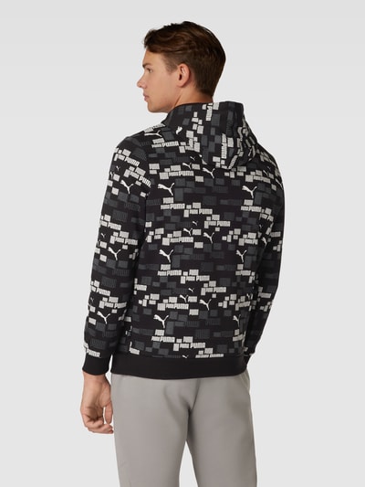 PUMA PERFORMANCE Hoodie mit Allover-Print Black 5