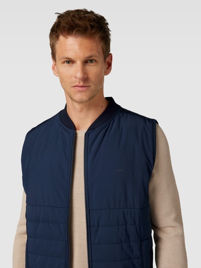 Fynch-Hatton Bodywarmer met opstaande kraag Marineblauw - 3