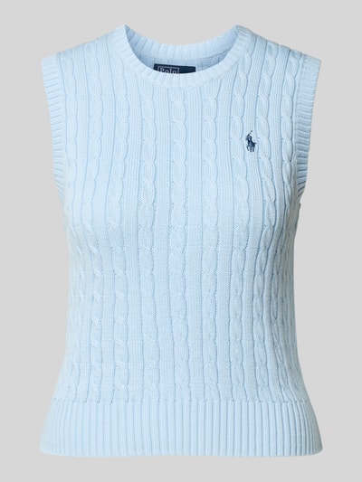Polo Ralph Lauren Gebreide pullover in mouwloos design Lichtblauw - 2
