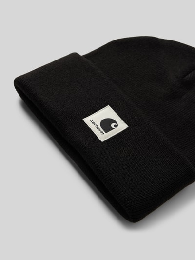 Carhartt Work In Progress Beanie mit Label-Patch Modell 'ASHLEY' Black 2