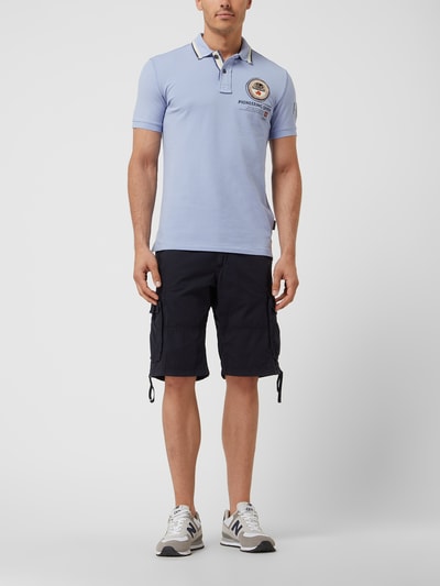 Aeronautica Militare Cargoshorts aus Baumwolle  Marineblau 1