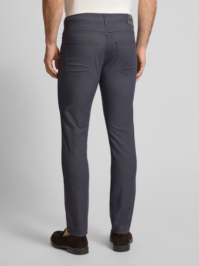 BOSS Slim fit stoffen broek van katoenmix, model 'DELAWARE' Marineblauw - 5