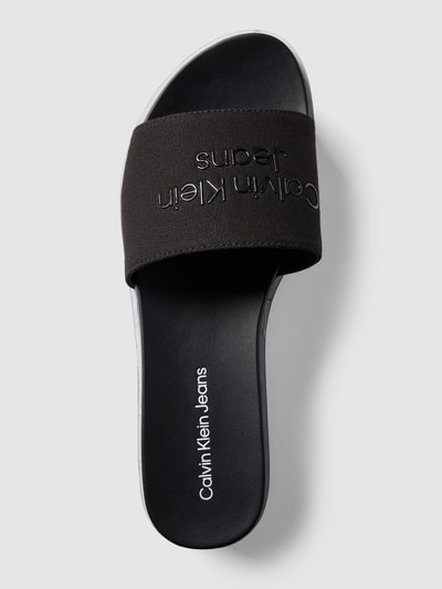 Calvin Klein Jeans Slides mit Plateausohle Black 4