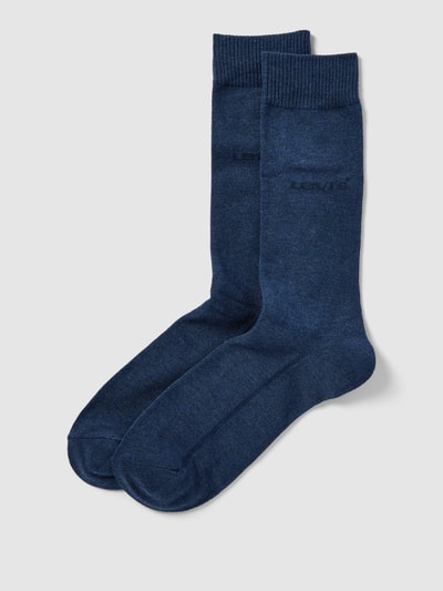 Levi's® Socken mit gerippten Abschlüssen Jeansblau 1