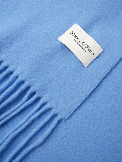 Marc O'Polo Schal mit Label-Detail Bleu 2