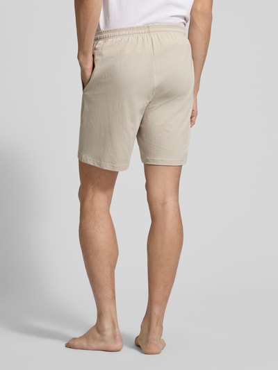 BOSS regular fit sweatshorts van katoenmix model 'MIix&Match' Middengrijs - 5