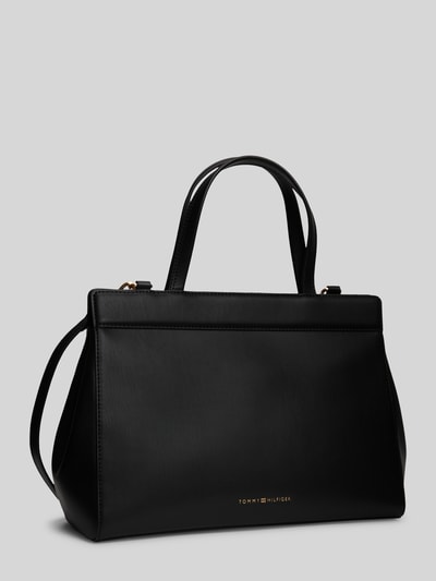 Tommy Hilfiger Henkeltasche mit abnehmbaren Schulterriemen Black 4