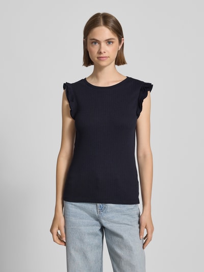 Marc O'Polo Denim Slim fit top van katoenmix Marineblauw - 4