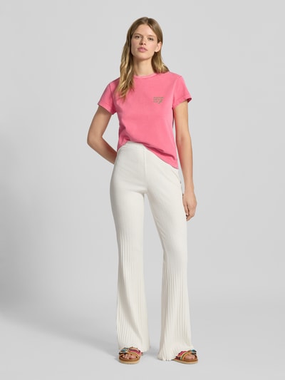 OH APRIL Regular Fit T-Shirt mit Rundhalsausschnitt Modell 'Bloom' Pink 1