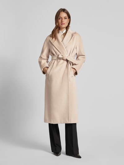 Weekend Max Mara Mantel mit Taillengürtel Modell 'TEMPARA' Beige 4