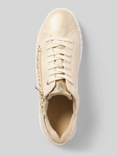Marco Tozzi Sneakers met veter- en ritssluiting Beige - 3