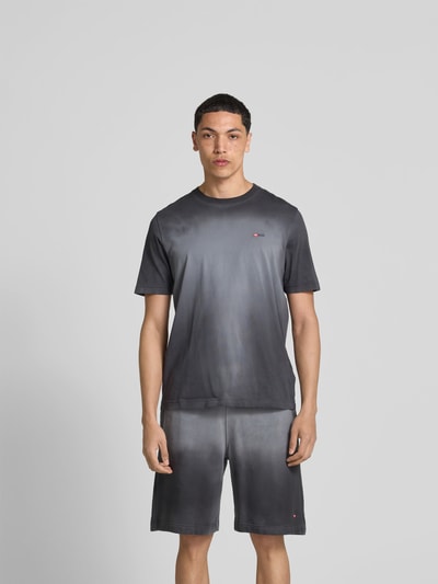 Diesel T-Shirt mit Label-Stitching Black 4