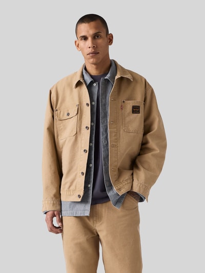 Levi's® Jeansjacke mit Label-Patch Modell 'SUNRISE' Beige 4