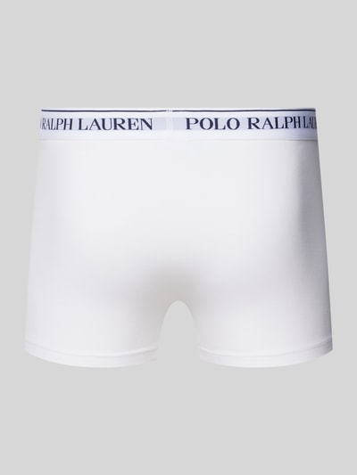 Polo Ralph Lauren Underwear Trunks mit elastischem Label-Bund im 5er-Pack Weiss 3