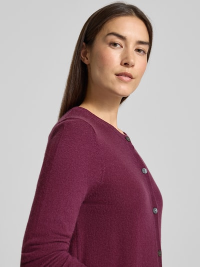 Christian Berg Woman Kurtka z dzianiny z kaszmiru z okrągłym dekoltem Bordowy 3