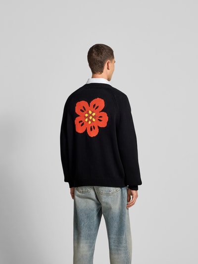 Kenzo Strickjacke mit Knopfleiste Black 5