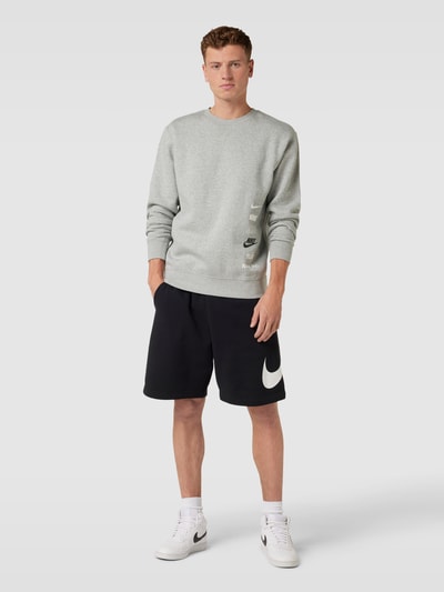 Nike Sweatshirt met labelprint, model 'CLUB' Lichtgrijs gemêleerd - 1