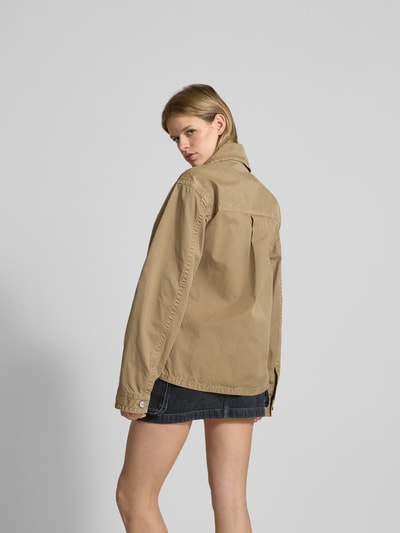 Dsquared2 Hemdbluse mit Knopfleiste Beige 5