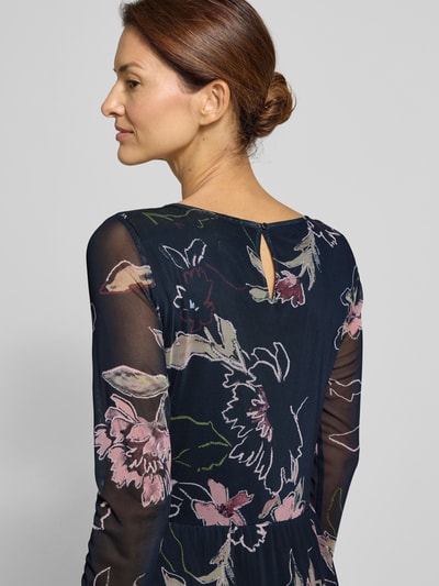 Tom Tailor Tailliertes Freizeitkleid aus Mesh Marine 3