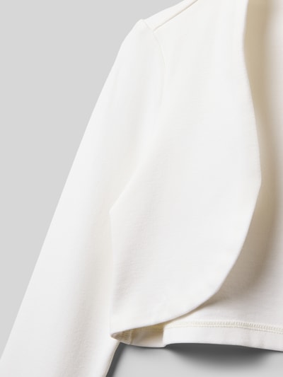 Weise Regular fit bolero van viscosemix Ecru - 2