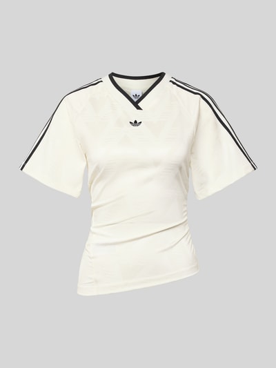 adidas Originals Regular Fit T-Shirt mit asymmetrischem Schnitt Weiss 2