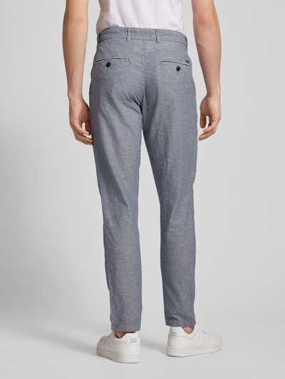 Jack & Jones Tapered fit chino met ceintuurlussen, model 'SUMMER' Rookblauw gemêleerd - 5