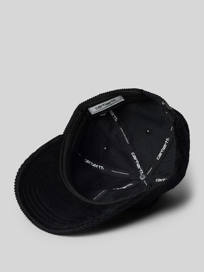 Carhartt Work In Progress Basecap mit Label-Stitching Black 2