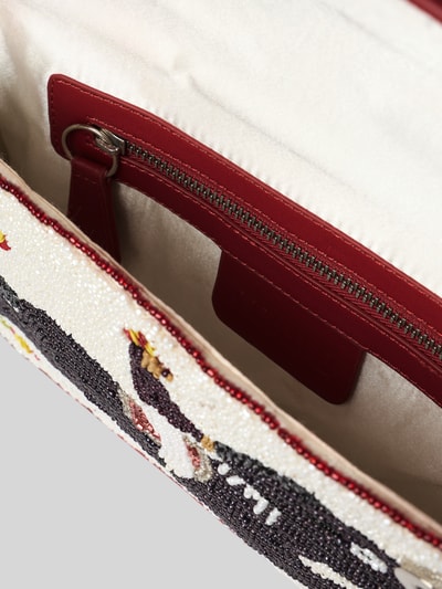 Staud Handtasche mit Perlen Modell 'TOMMY BEADED BAG' Weiss 5